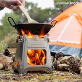 INKLAPBARE STALEN CAMPINGOVEN FLAMET - Camping oven - Mini oven - Camping oventje - Oventje camping - Mini oven vrijstaand - Mini oventje