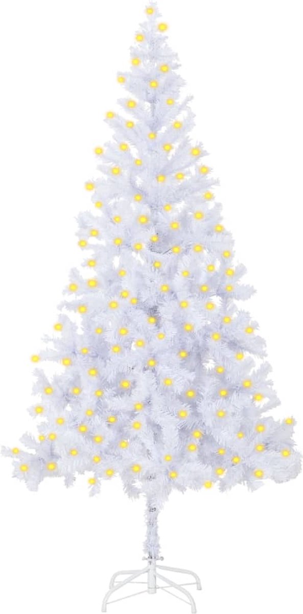 VidaLife Kunstkerstboom met LED's en 910 takken 210 cm