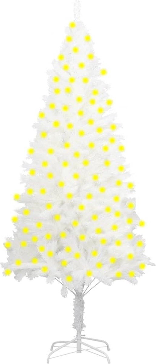 VidaLife Kunstkerstboom met LED's 210 cm wit