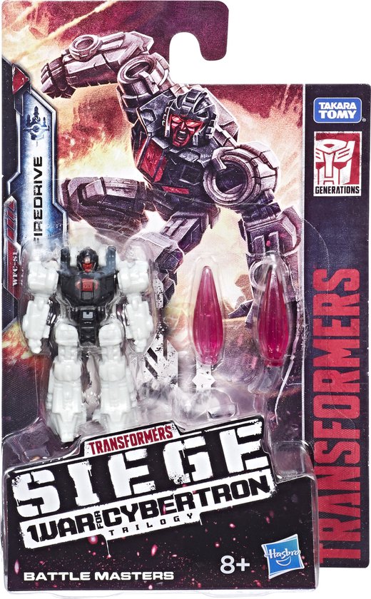 Transformers Generations War For Cybertron: Siege Battle Masters Firedrive - Speelfiguur - Transformers
