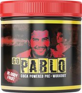 GoPablo Pre-Workout Bloody Fruit | First Coca Powered Pre-Workout In The World | Max 40 doseringen |  Go Pablo, Strongest In The Game