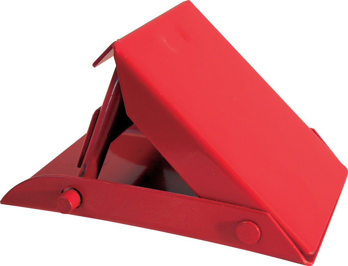 Voiture ProPlus cale de roue en acier avec poignée 13 cm rouge