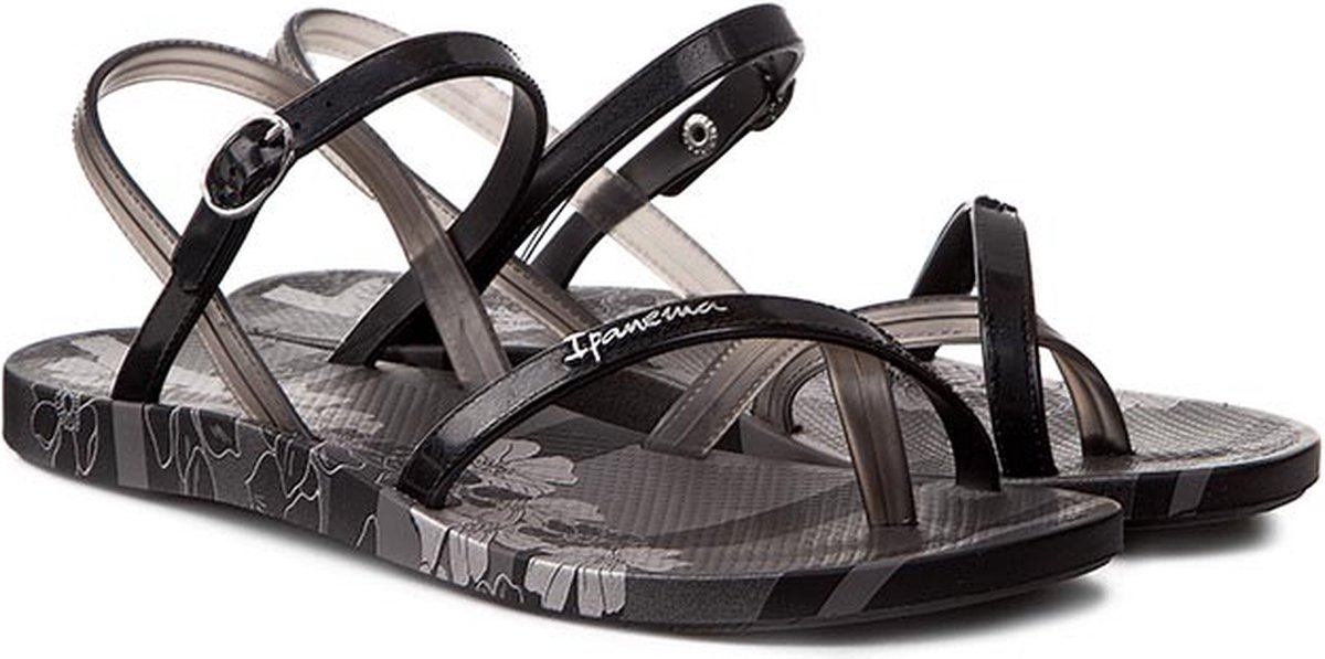 Ipanema Sandalen Dia Zwart Zilver