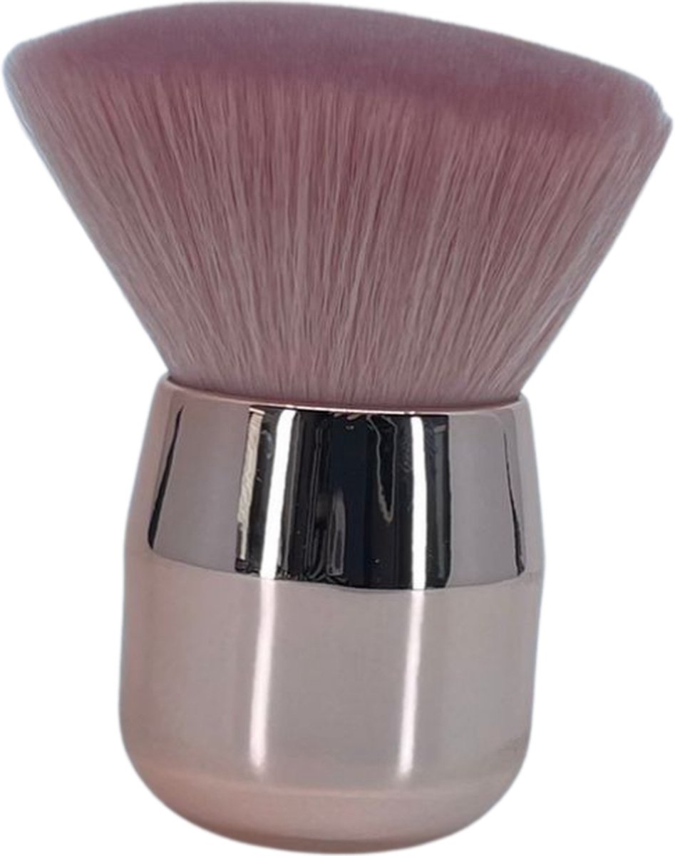 Kwasten Make-up Kwast - Rosé stijl - Mini Powder Brush - Afgeplat penseel