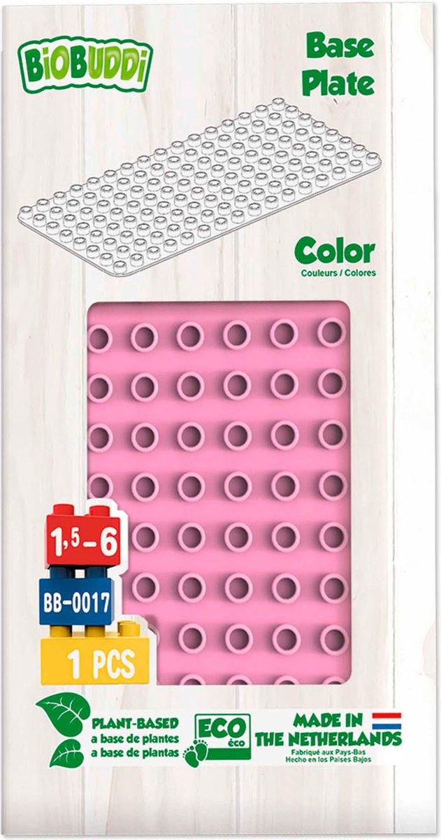 BiOBUDDi Basisplaten basisplaat roze BB-0017 Flamingo pink