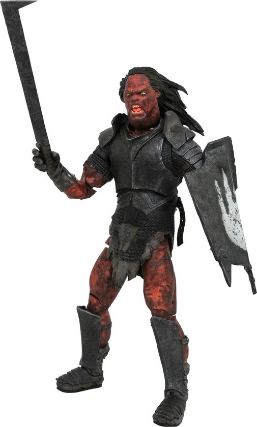 Lord of the Rings: Series 4 - Uruk-Hai Deluxe Action Figure | bol