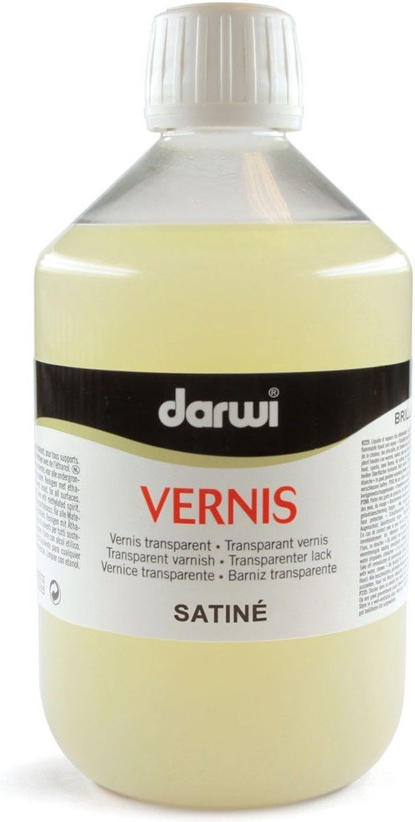 Darwi Varnish - satin-finish - Transparant - 500ml