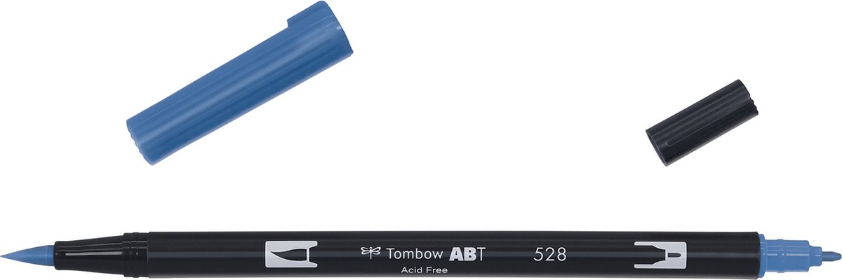 Tombow Brush pen - ABT 528 - Dual Brushpen - Navy Blue - Blauw — afbeelding 2