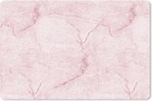 Bureau onderlegger - Muismat - Bureau mat - Marmer print - Roze - Patronen - 60x40 cm