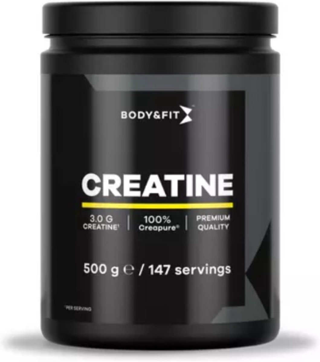 Body & Fit Creatine - CreaPure® - Monohydraat - Best Creatine Worldwide - 500 gram (147 doseringen) - Body & Fit