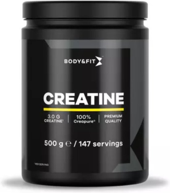 Beste Creatine Werelwijd! - Body & Fit Creatine - CreaPure® - Monohydraat - 500 gram (147 doseringen)
