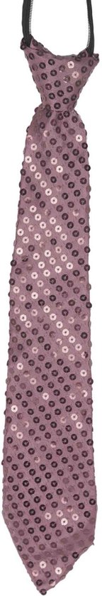 Cravate sequin rose 32 cm - Cravates carnaval/habillage/fête | bol