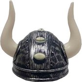 Viking verkleed helm met hoorns - Carnaval verkleed hoeden
