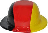 Chapeau melon en plastique des partisans de l'Allemagne - Articles de fête habillés allemands