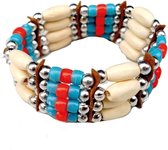 Indianen thema verkleed armband - Carnaval spullen/accessoires voor een Indianen kostuum/jurk/outfit