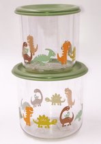 SugarBooger Lunch Snack Containers Large - Baby dinosaur