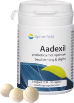 Springfield Aadexil Probiotica - 6 miljard CFU met geleidelijke afgifte - Bio-tract technologie- 30 Caplets