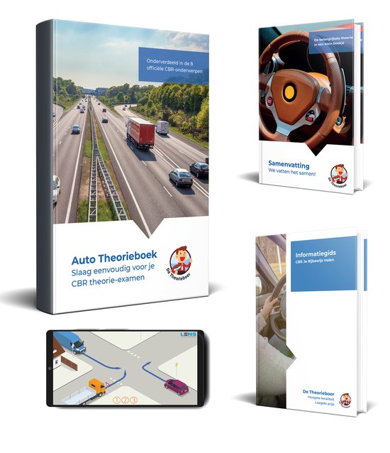Auto Theorieboek 2026 Rijbewijs B Auto met Samenvatting en C ... - cover