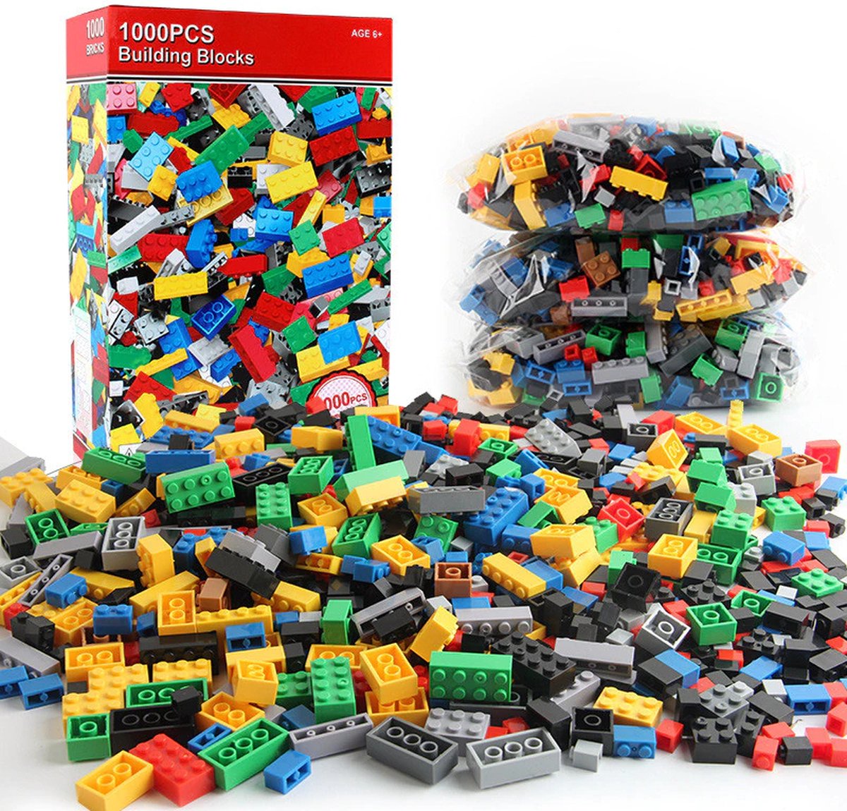 Bouwstenen 1000 pièces | 1000 pièces de Lego en vrac | 1000 pièces de Lego  | bol.com