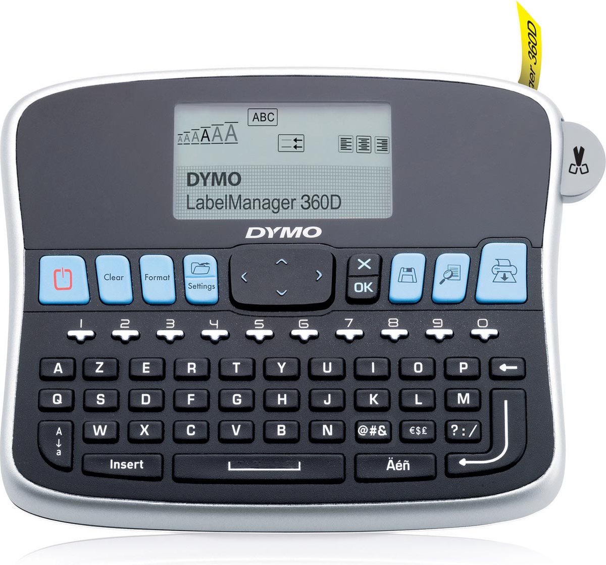 DYMO LabelManager 280, Etiqueteuse pour étiquettes Transfert thermique,  clavier AZERTY (EU)
