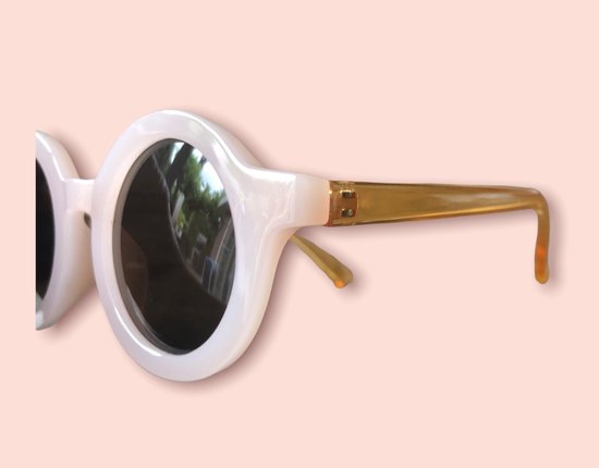 Kinderzonnebril - nieuw 2026 - rond model - UV400 protectie - Licht Roze - Bruine lens - 2 tot 6 jaar - Meisje - Kinderen - Baby en Peuter - sunglasses - hippe kleur 2026 van Merkloos — afbeelding 2