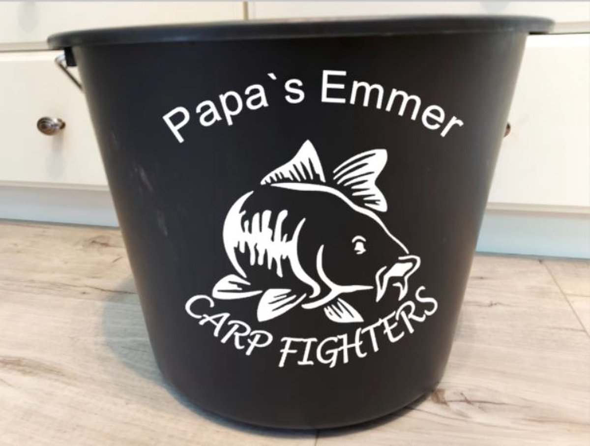 Goedkoopste Emmer met tekst Papa's emmer (met vis