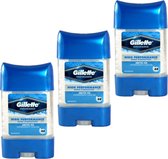 Gillette Endurance Arctic Ice Deodorant Man 3 Stuks - Deo - Deo Mannen - Clear Gel - Anti Transpirant Mannen - Antiperspirant