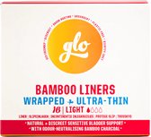 GLO | 16 bamboe inlegkruisjes voor een licht gevoelige blaas | bamboo liners | 1 absorptiedruppel