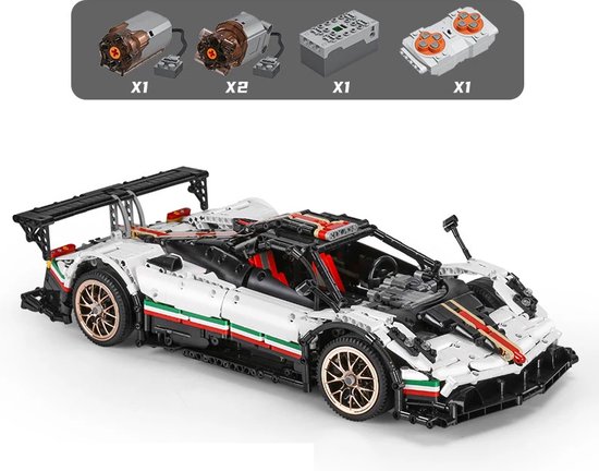 Mould King 13060 Supercar (gemotoriseerd) - Compatible met de bekende ...
