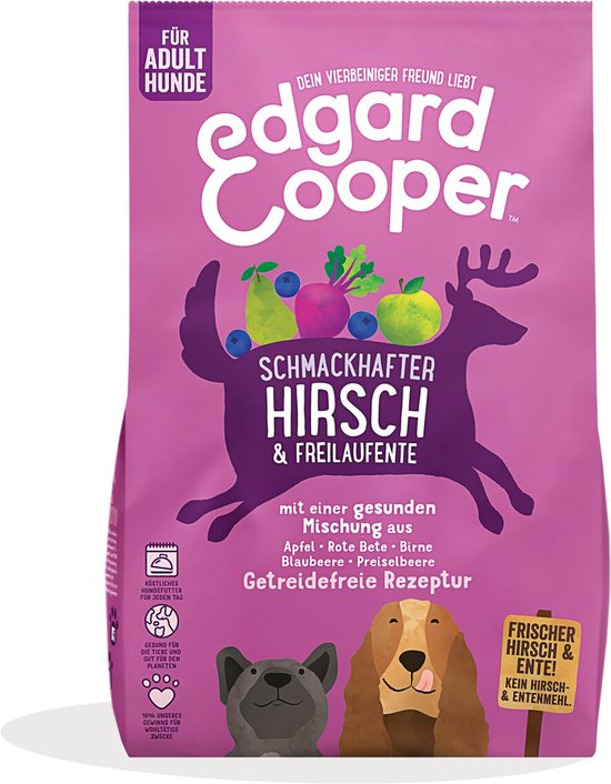 Edgard & Cooper Nourriture sèche pour chien Cerf - Nourriture pour chien -  12kg | bol.com