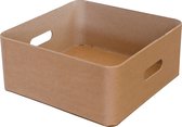 Boodschappenkratje van karton - oersterk en milieuvriendelijk - set van 3 ex. - Kartonnen boodschappenkratje - opbergkratje - opbergbox en herbruikbaar