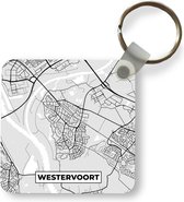 Porte-clés - Distribution de cadeaux - Carte - Westervoort - Carte - Plan de la ville - Plastique