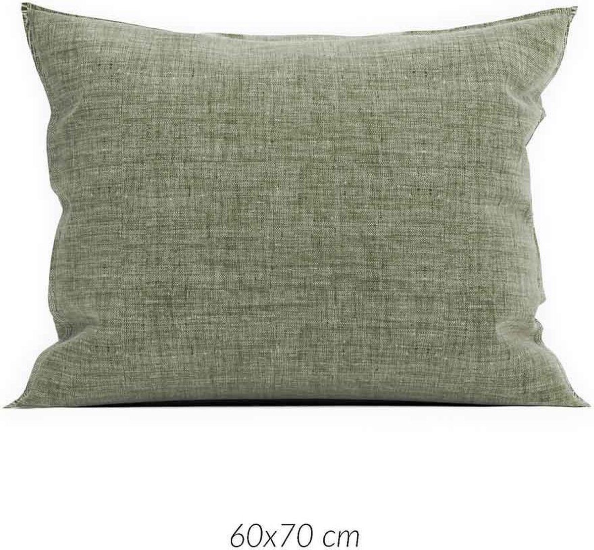 Zohome Lino Kussensloop - Groen - 60x70cm - Groen