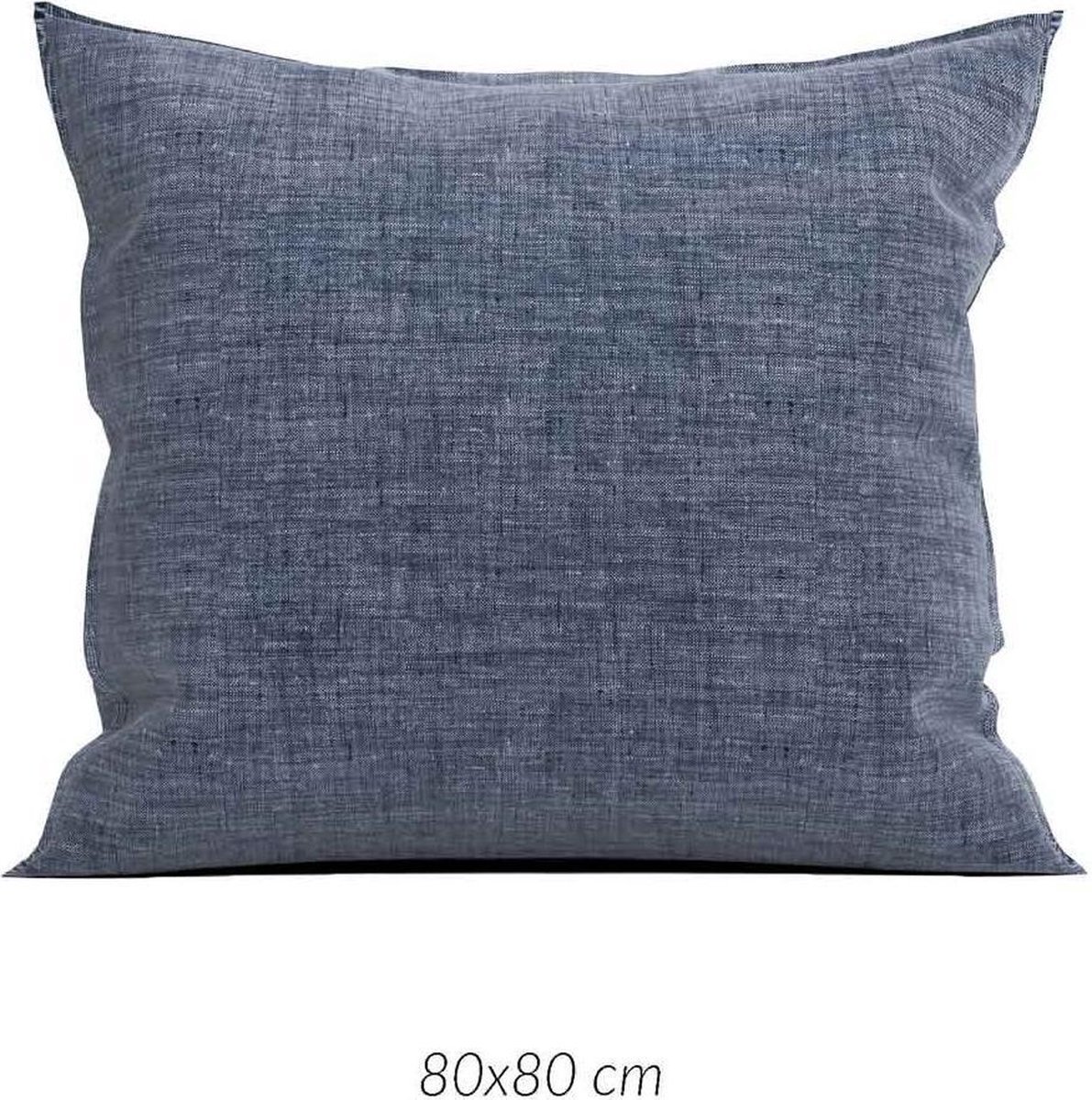 Zohome Lino Kussensloop - Blauw - 80x80cm - Blauw