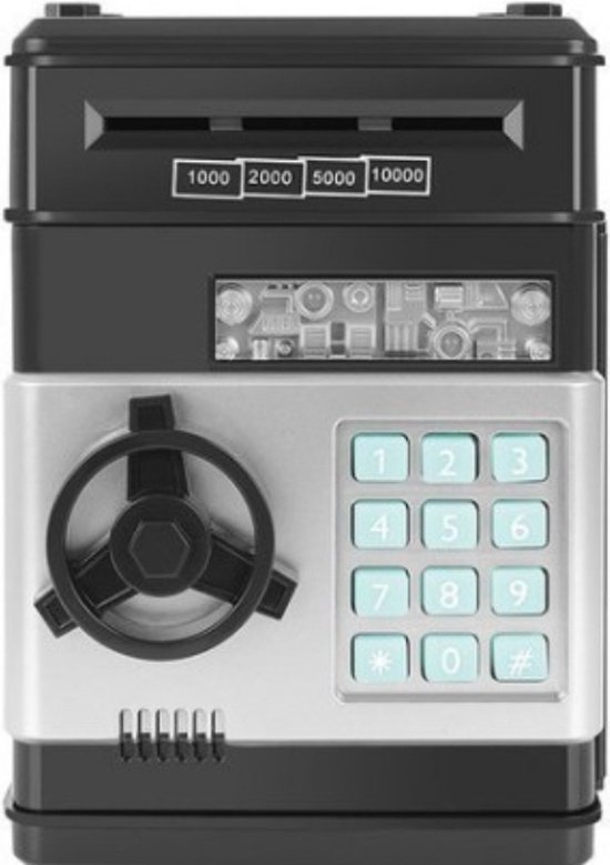 Kluis voor kinderen - Number Bank - Speelgoed - Speelgoedkluis - Met geluid en licht  - Elektronische Geldautomaat
