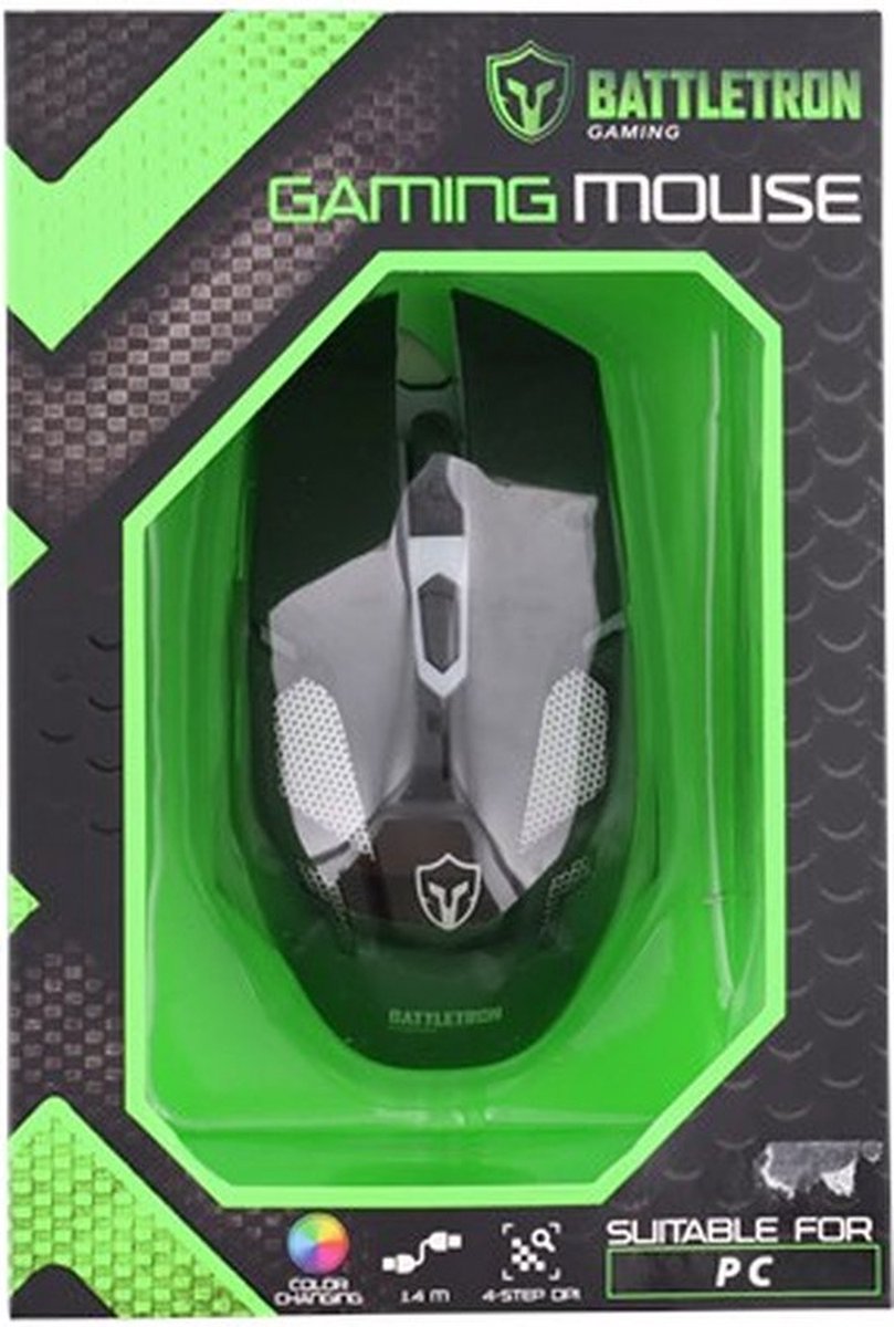 Battletron gaming muis 4 DPIniveaus bol
