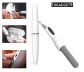 Togadget® Airpods Pro 3 2 1 Cleaner de nettoyage - Stylo de nettoyage pour écouteurs Bluetooth - Tools de nettoyage pour étuis pour écouteurs - Kit de nettoyage Apple Airpods 3-en-1 - Nettoyage des écouteurs Air Pod
