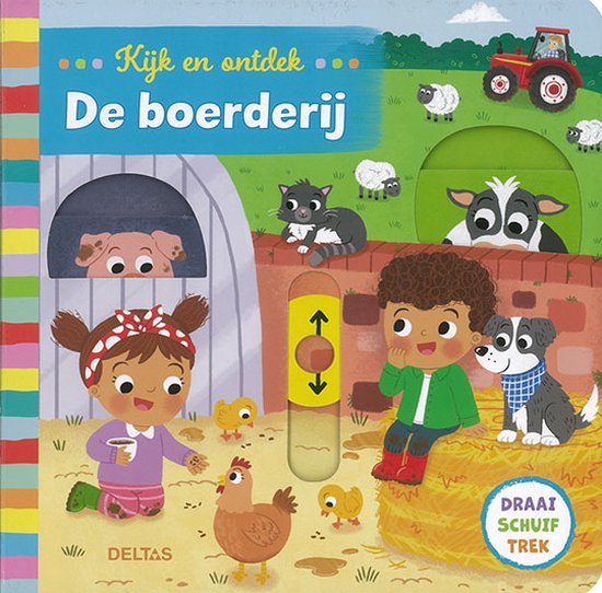 Deltas 'Kijk en Ontdek, De Boerderij' Kinderboek 0580725 - cover
