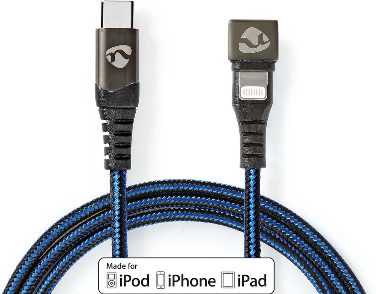 NEDIS GCTB39650AL10 USB-Kabel 1,00 m Zwart