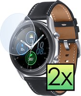 Screenprotector Geschikt voor Samsung Galaxy Watch 3 45 mm Screenprotector Tempered Glass Gehard Glas - 2x