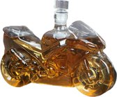 Karaf motor - Karaf whiskey - Drank karaf - Drankvat - 750 milliliter karaf - Decanteer set - Cadeau voor man - Cadeau voor vrouw