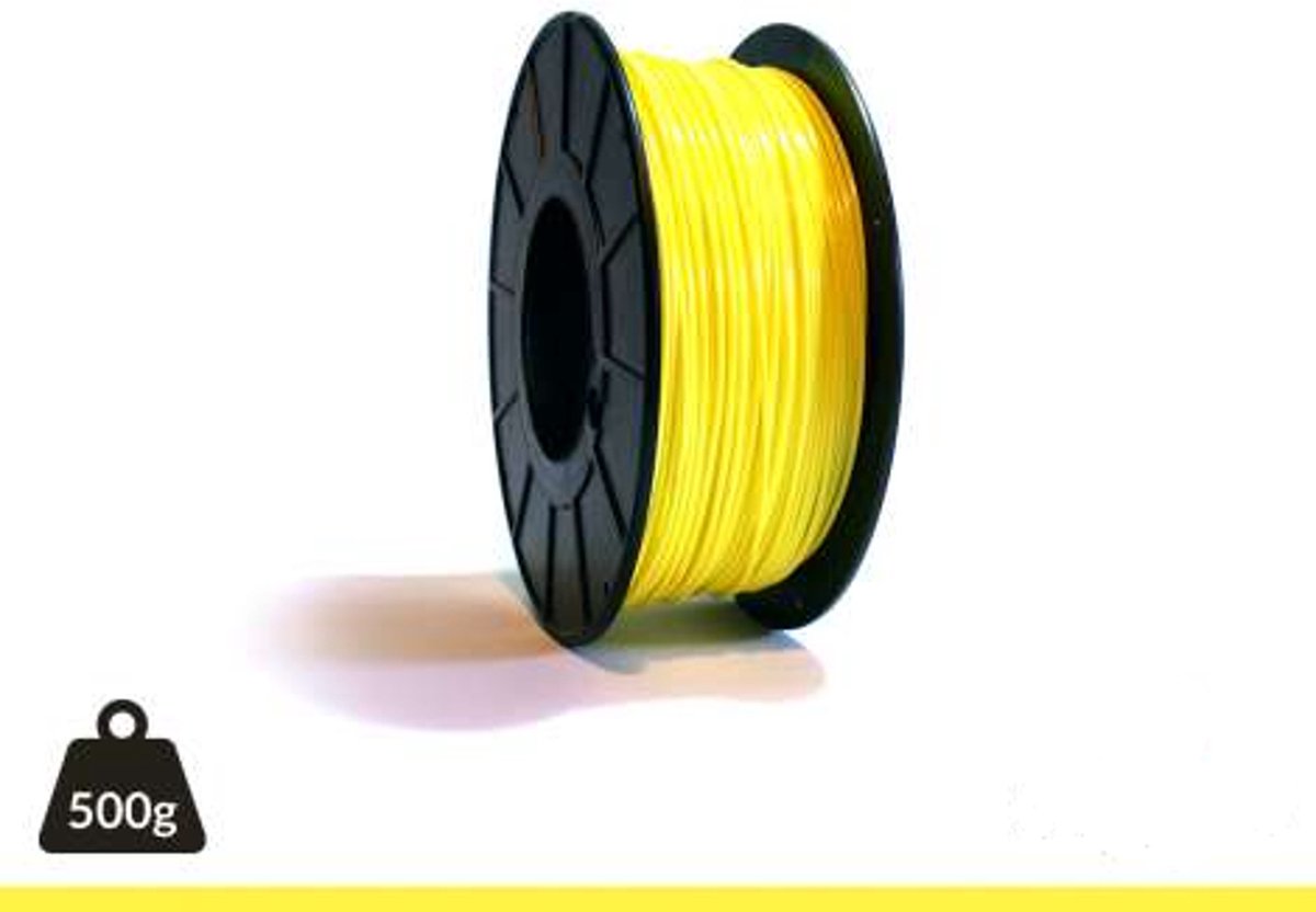 Geel - PLA filament - 500g - 1.75mm - 3D printer filament