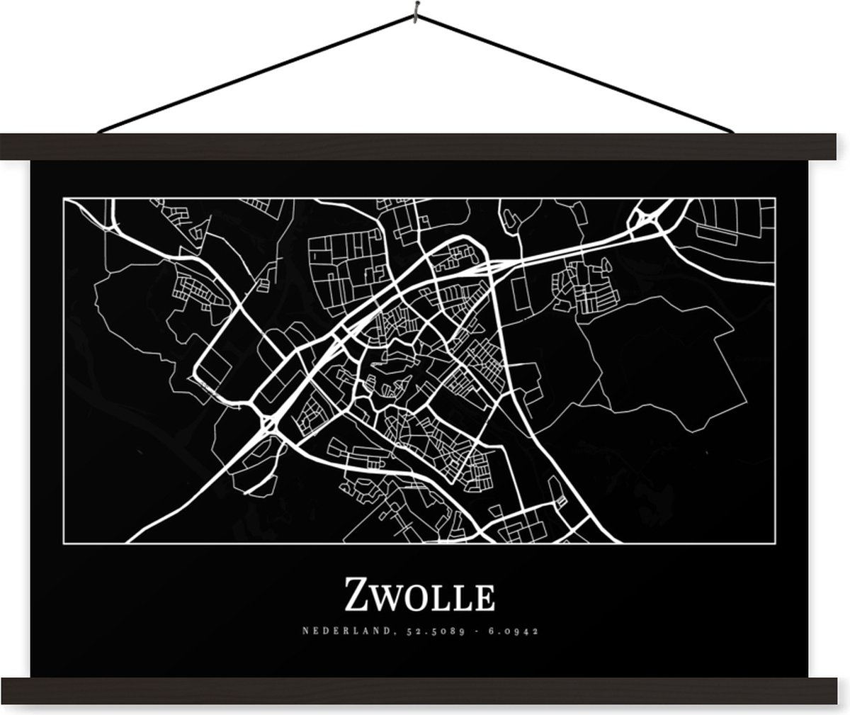 Porteaffiche avec affiche Affiche scolaire Plan de la ville