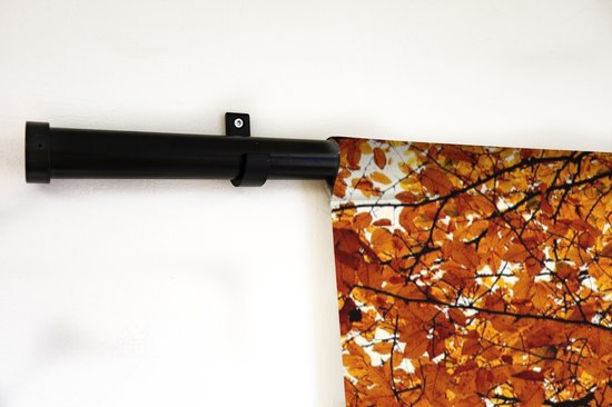 Tapisserie murale - Toile murale - Arbre - Feuilles d'automne - Saisons - Campagne - 60x60 cm - Tapisserie