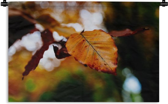 Tapisserie - Toile Murale - Beuk - Automne - Feuilles - 90x60 cm - Tapisserie