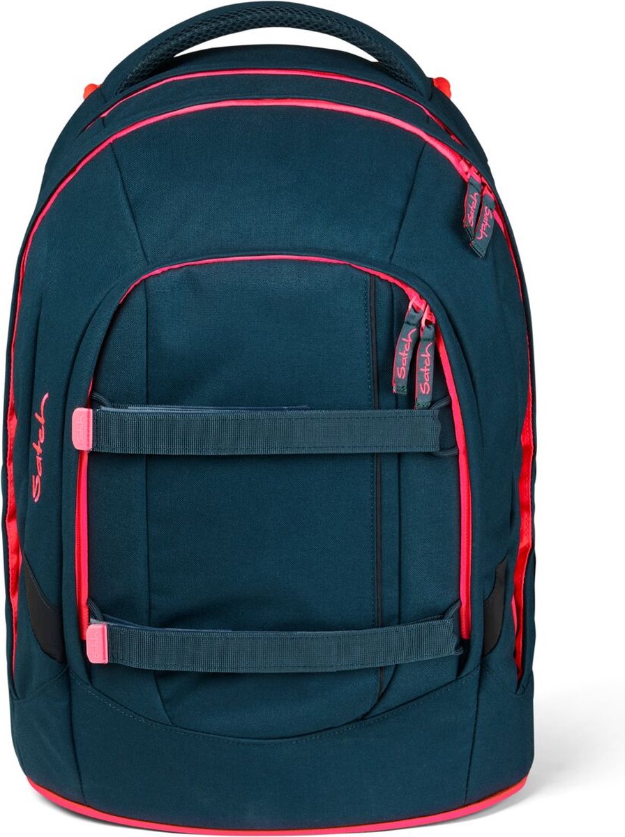 satch Schoolrugzak Pack Pink Phantom Petrol