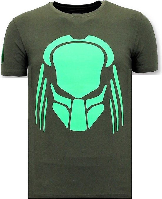 T-shirt Homme avec Imprimé - Imprimé Predator Neon - Vert