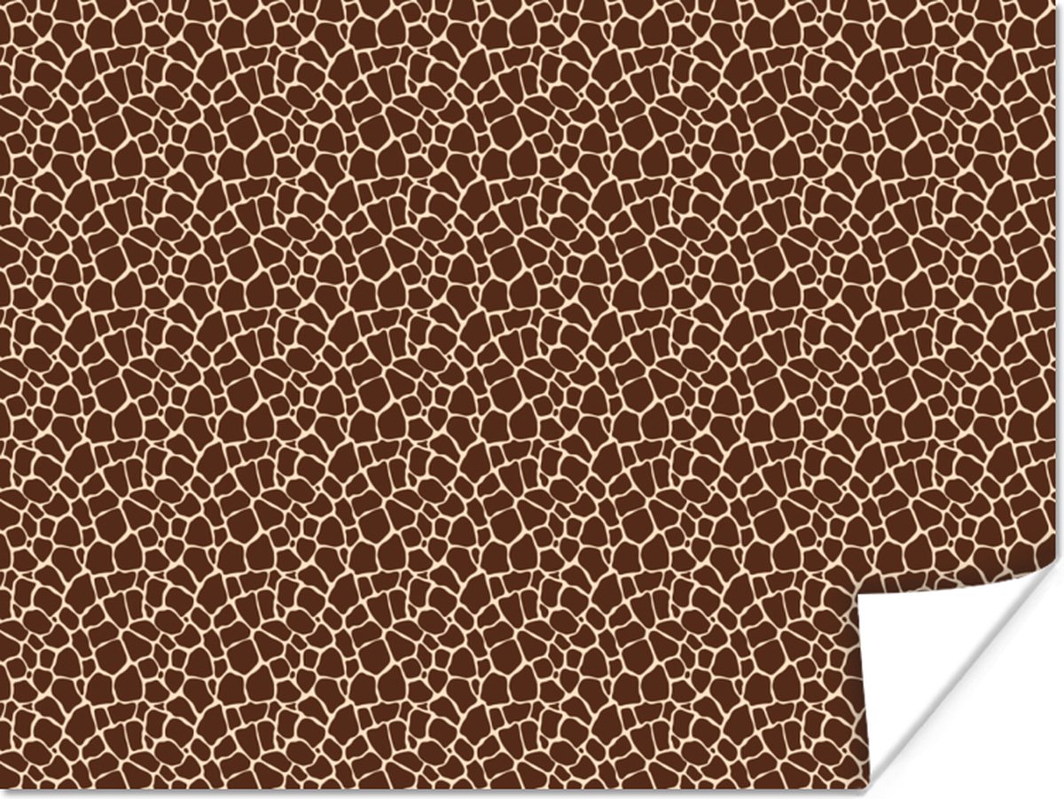 Poster Giraffe - Dierenprint - Design - 120x90 cm