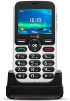 DORO 5860 4G LTE GSM mobiele telefoon voor SLECHTHORENDEN - (+35 dB) - wit