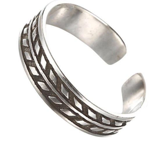 Ring-Zilverkleur-Kleine maat-Verstelbaar-VV-Charme Bijoux